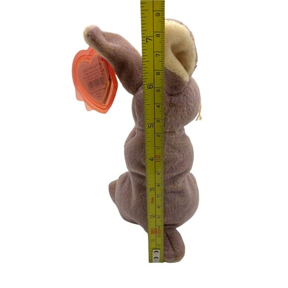 Ty Bunny Rabbit Toy Unisex Kids Purple Beanie Babies 2000 Springy Lightweight 6" - Picture 8 of 14